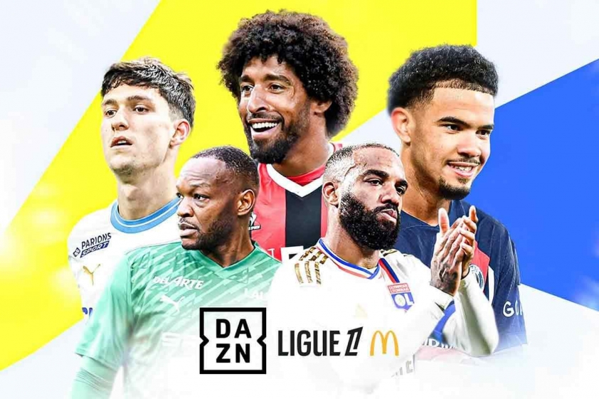 DAZN thiệt hại lớn khi mua bản quyền Ligue 1 (Ảnh: DAZN).